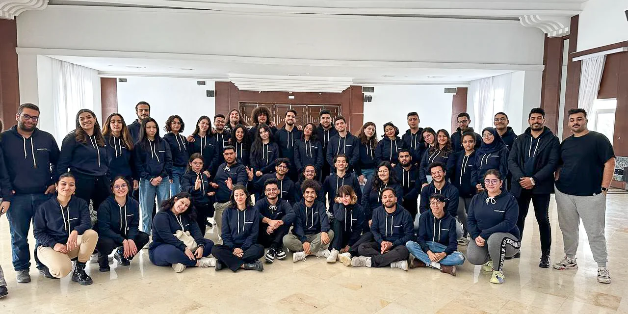 Tunisia88 executive alumni gathered for a group photo