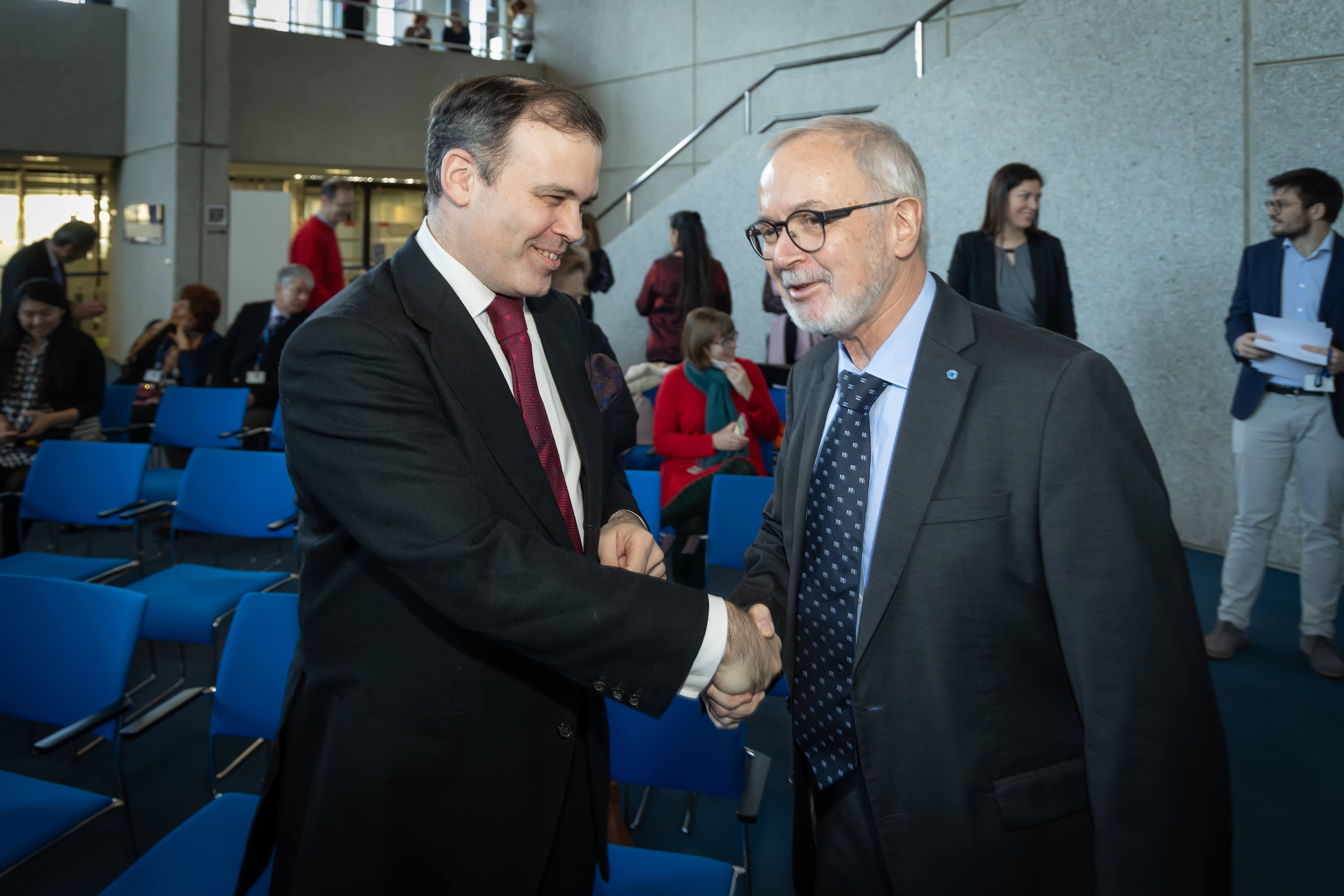 Kimball discussing partnerships in an education setting